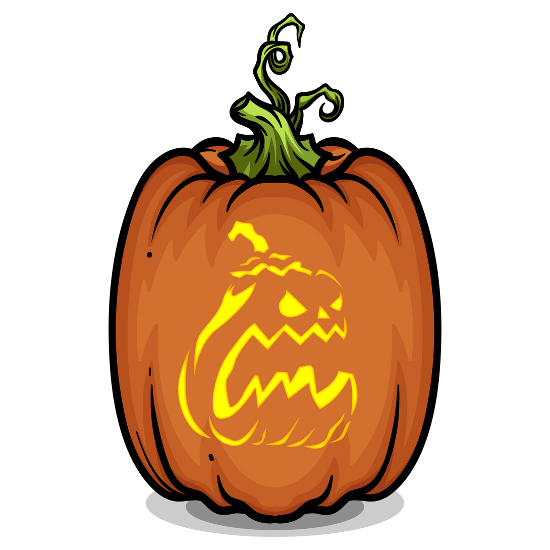Angry Jack O' Lantern Pumpkin Carving Stencil - Pumpkin HQ
