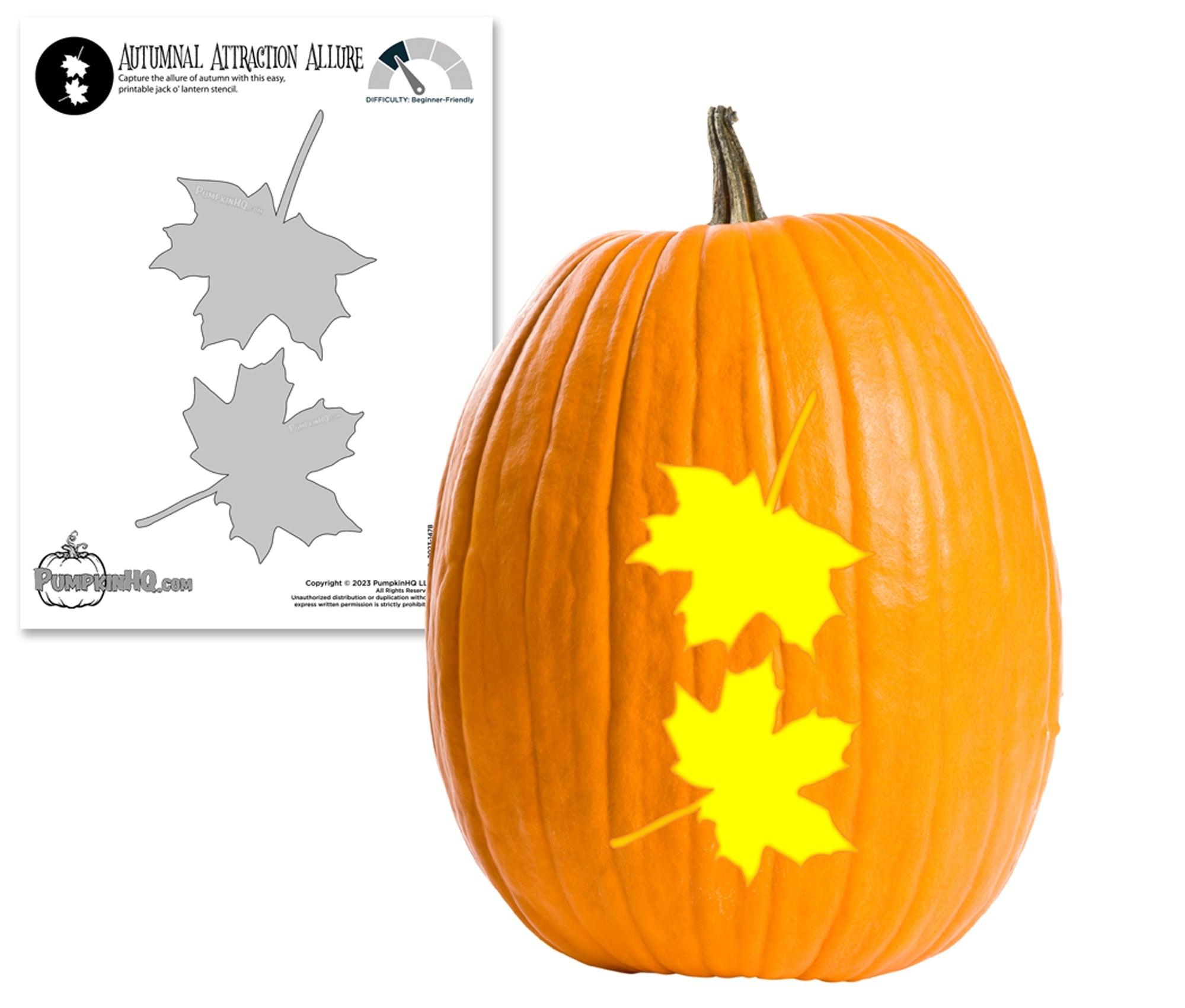 autumn-leaves-pumpkin-carving-stencil-pumpkin-hq