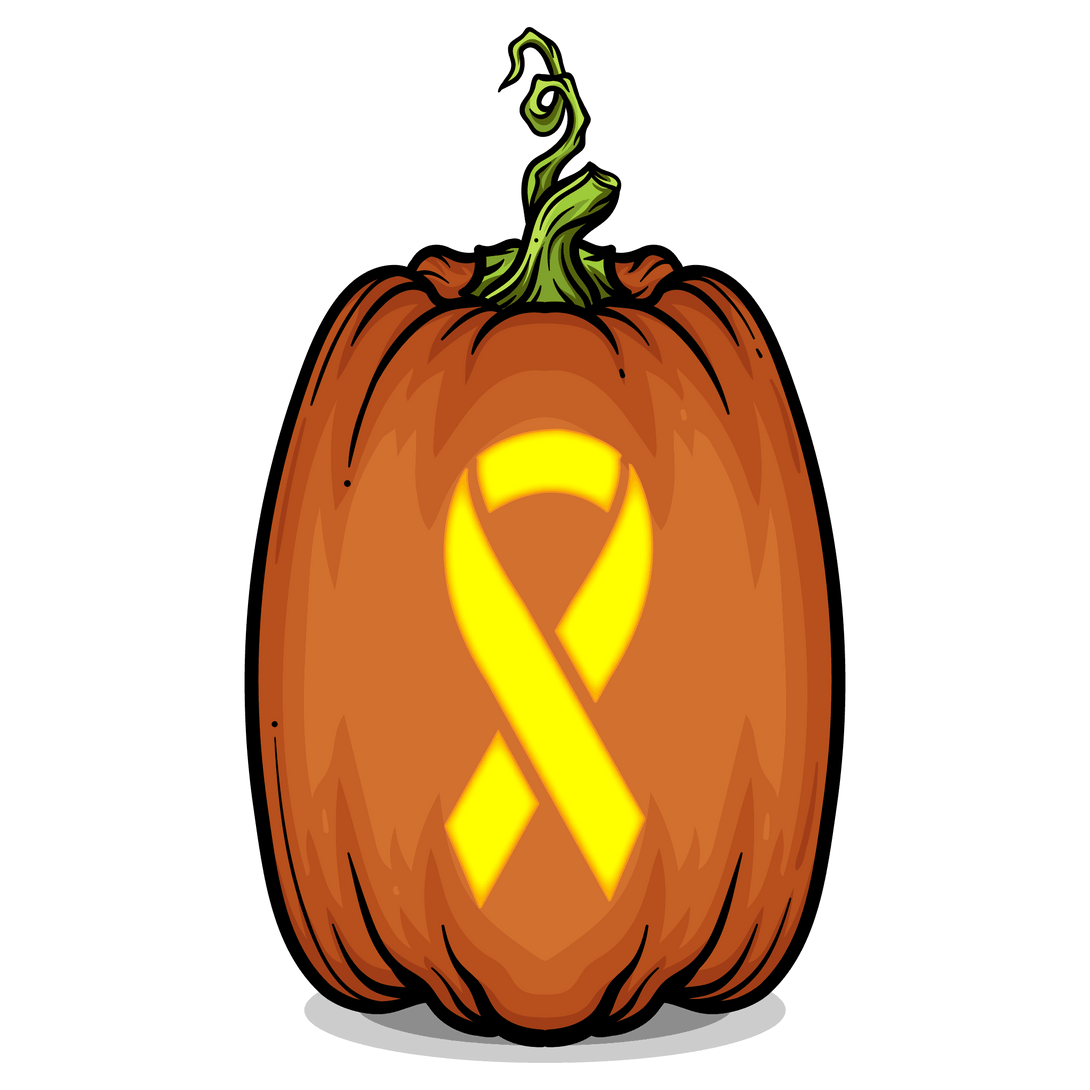 Awareness Ribbon Pumpkin Carving Stencil - Pumpkin HQ awareness-ribbon-pumpkin-carving-stencil-pumpkin-hq