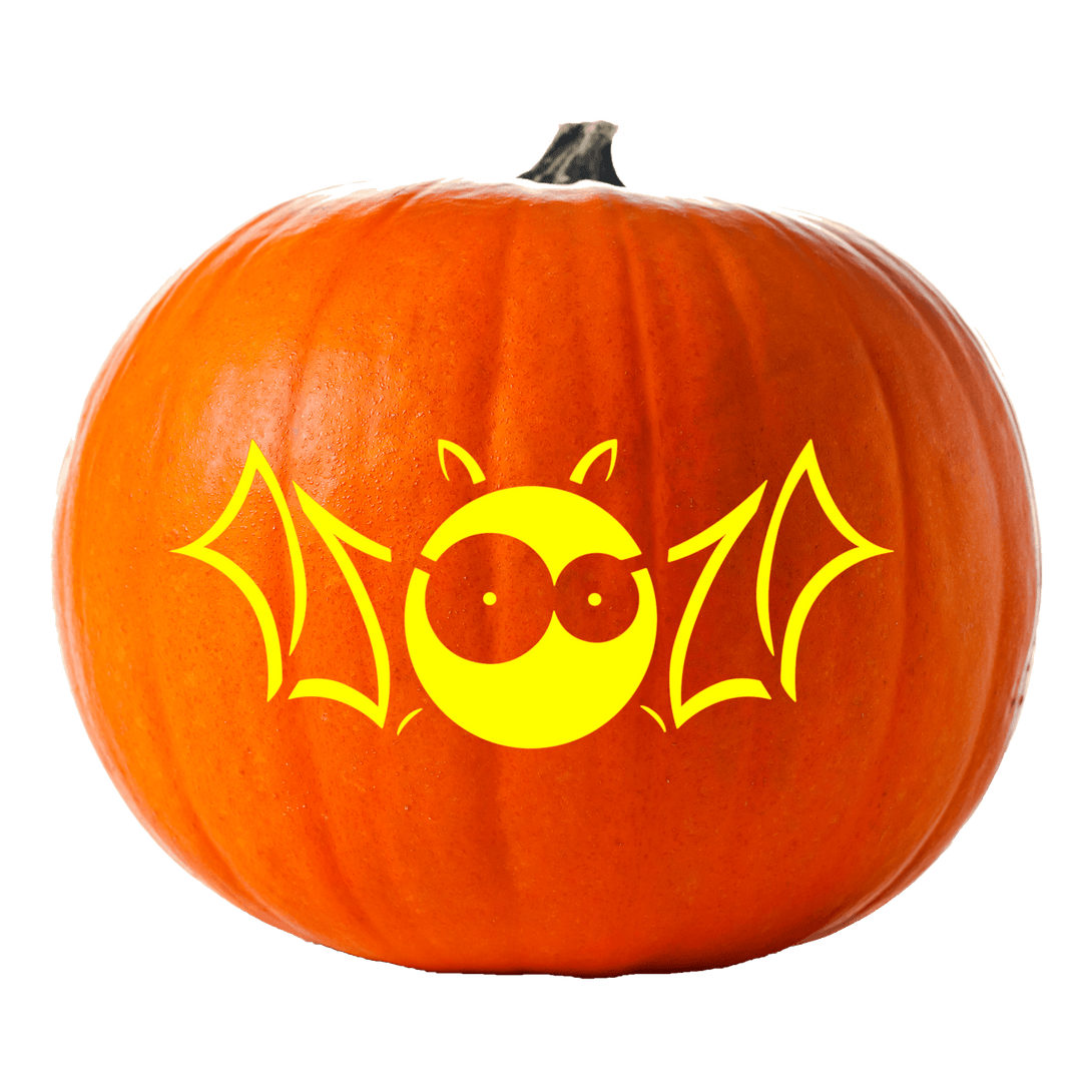 Bat Creature Pumpkin Carving Stencil - Pumpkin HQ