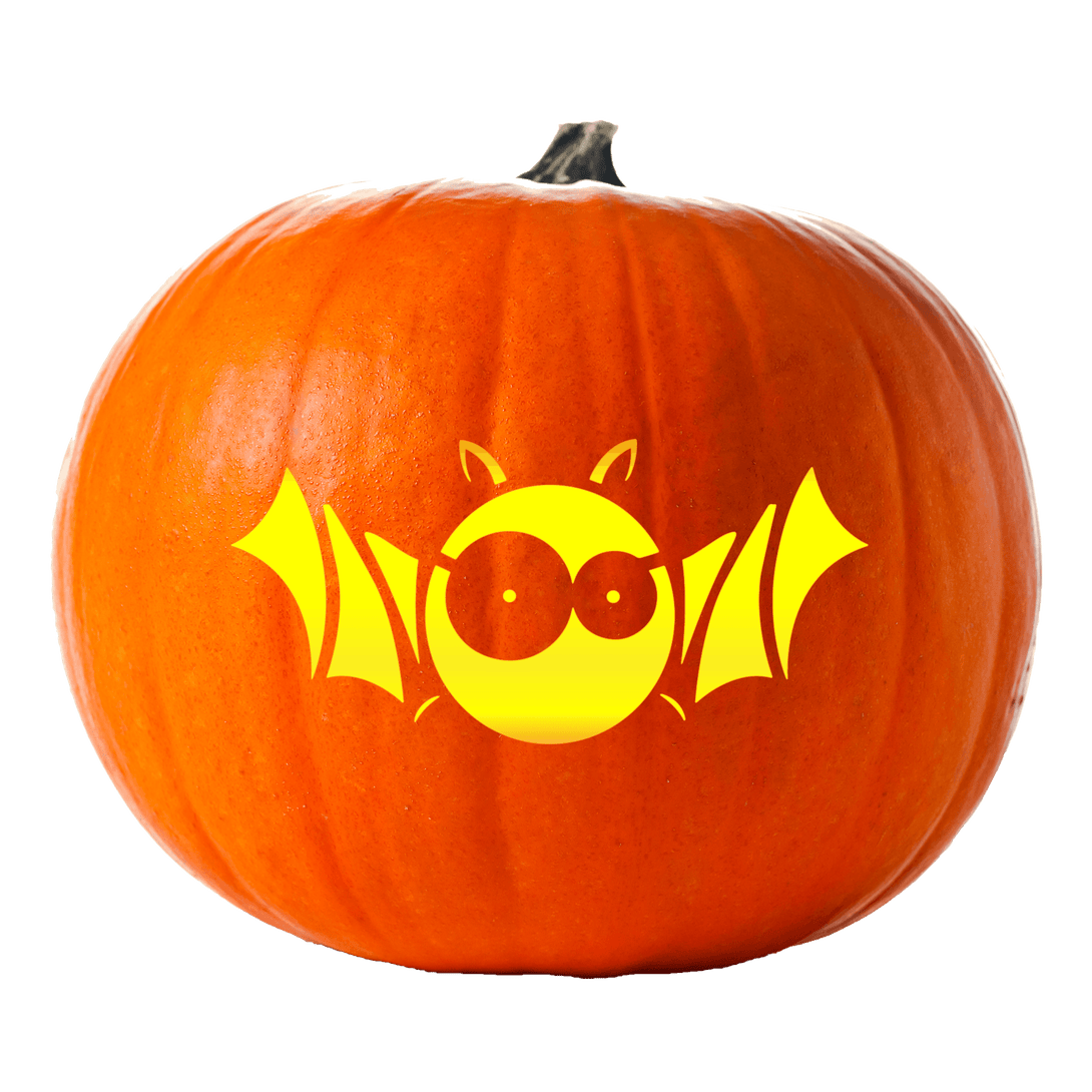 Bat Friend Pumpkin Carving Stencil - Pumpkin HQ