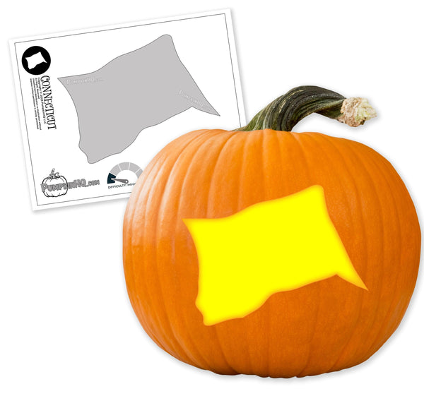 Connecticut Pumpkin Carving Stencil - Pumpkin HQ