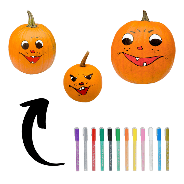 EasyCarve™ Pumpkin Paint Markers - Pumpkin HQ