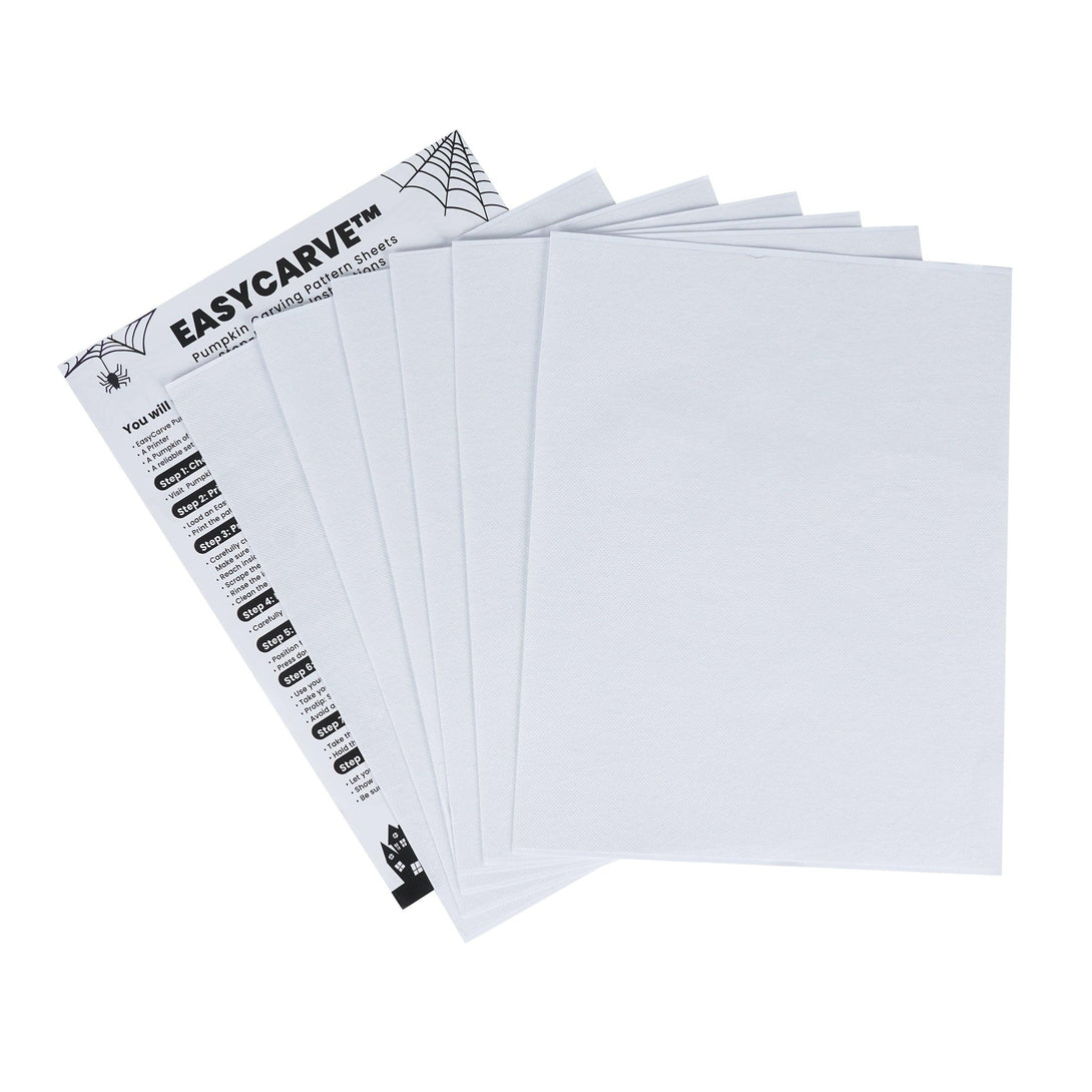 EasyCarve™ Sticky Stencil Transfer Paper (Blank Sheets) - Pumpkin HQ