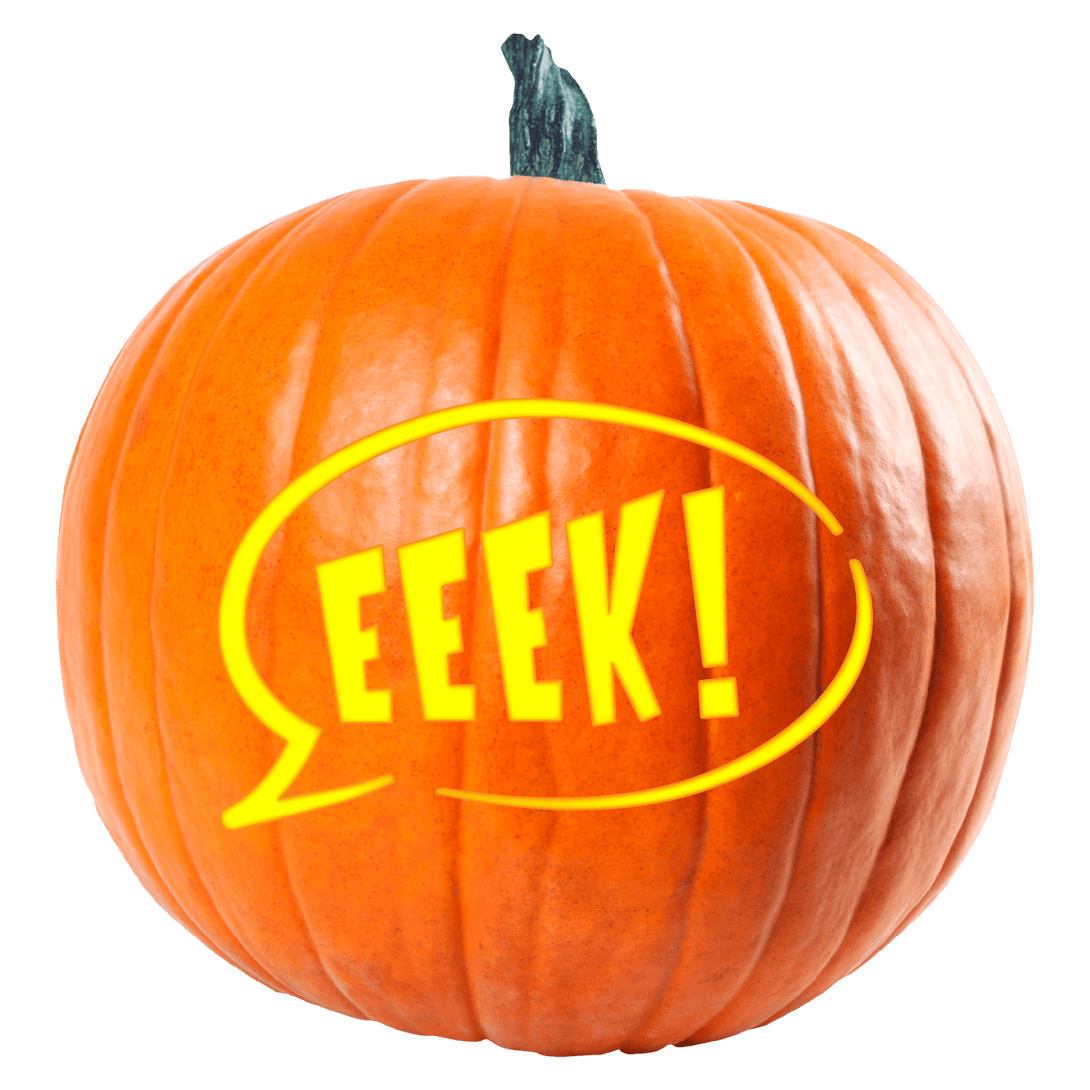 Eeek! Pumpkin Carving Stencil - Pumpkin HQ