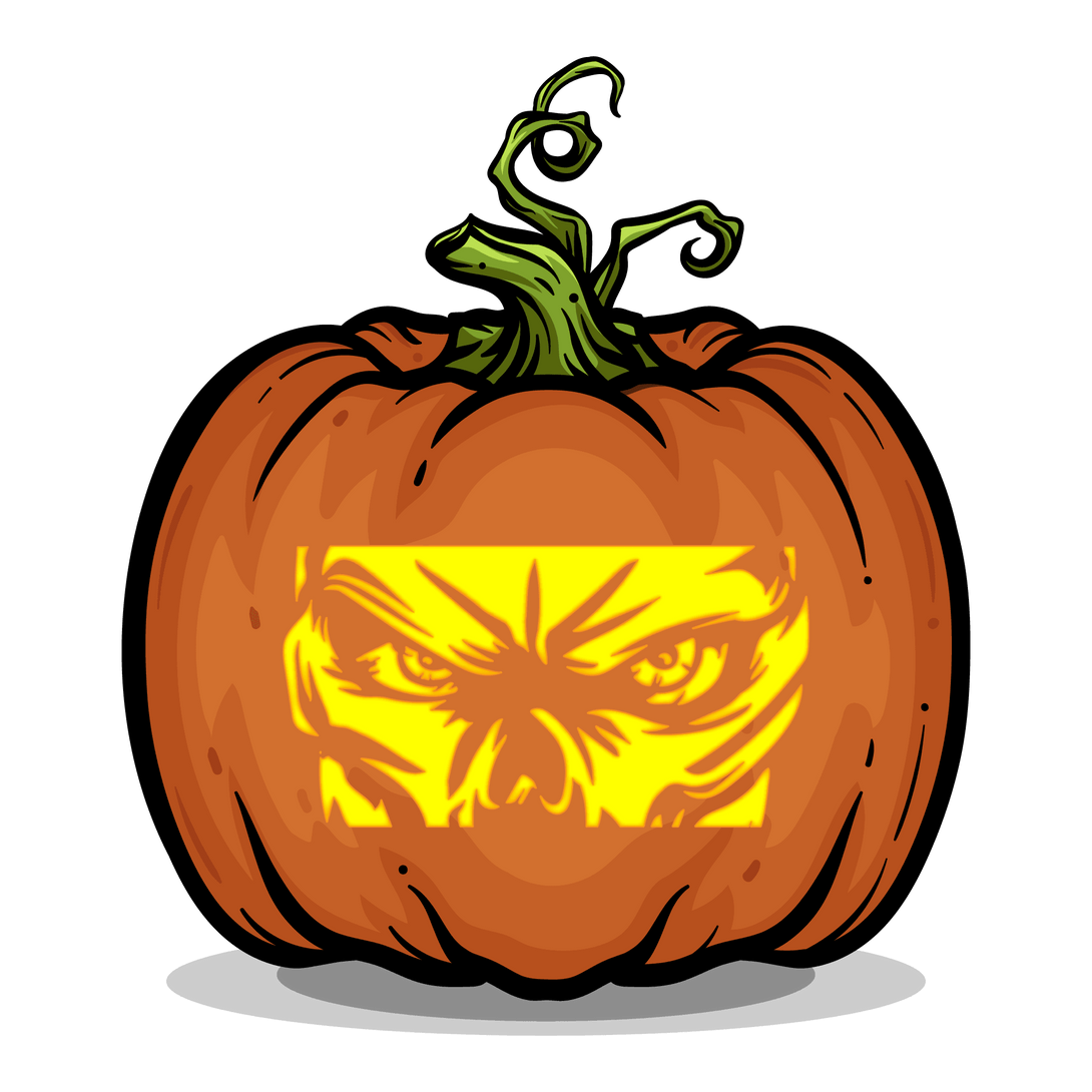 Evil Eyes Pumpkin Carving Stencil - Pumpkin HQ