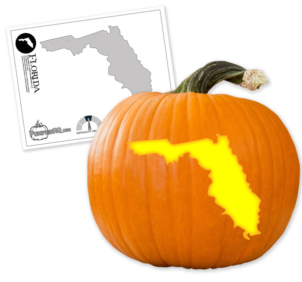 Florida Pumpkin Carving Stencil - Pumpkin HQ