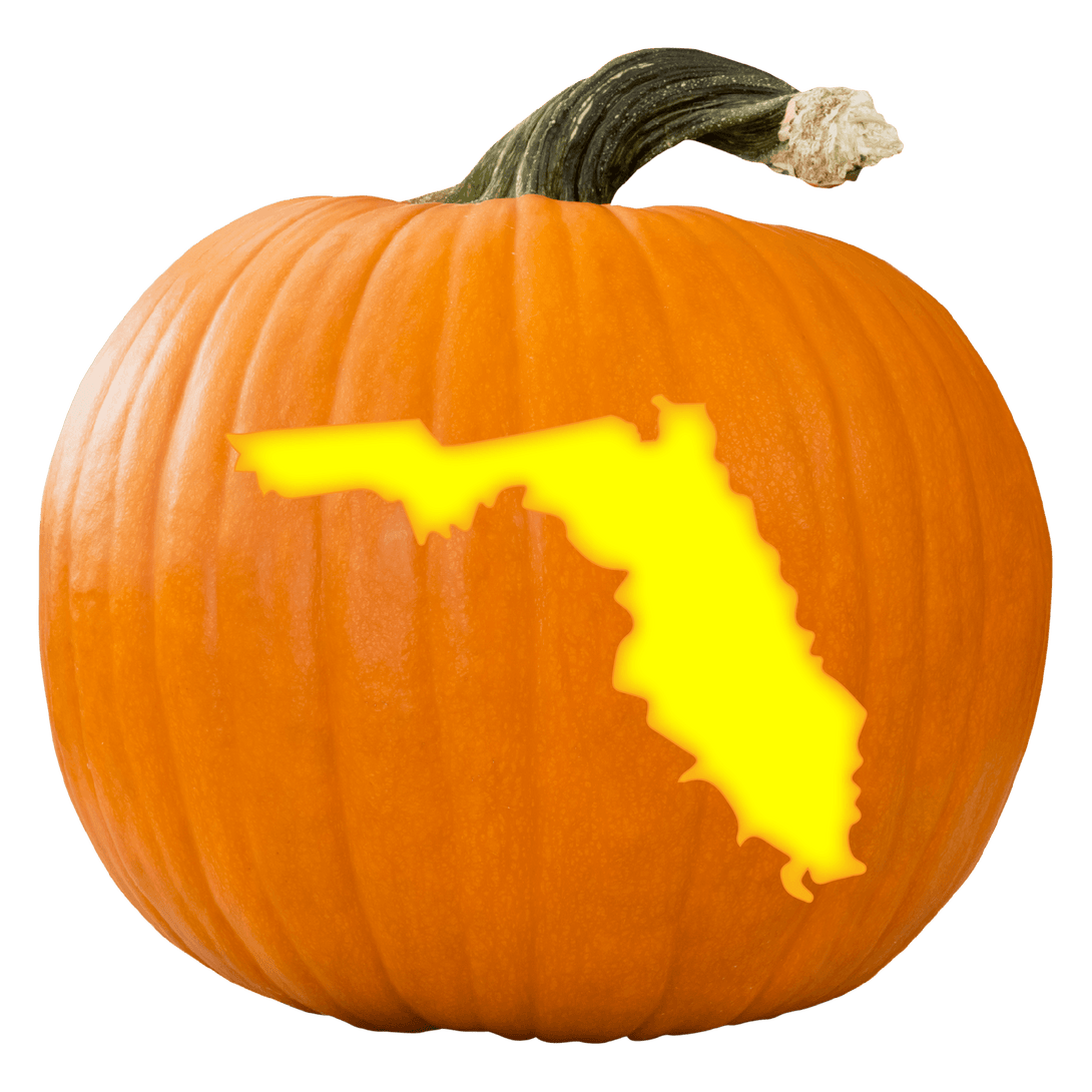 Florida Pumpkin Carving Stencil - Pumpkin HQ