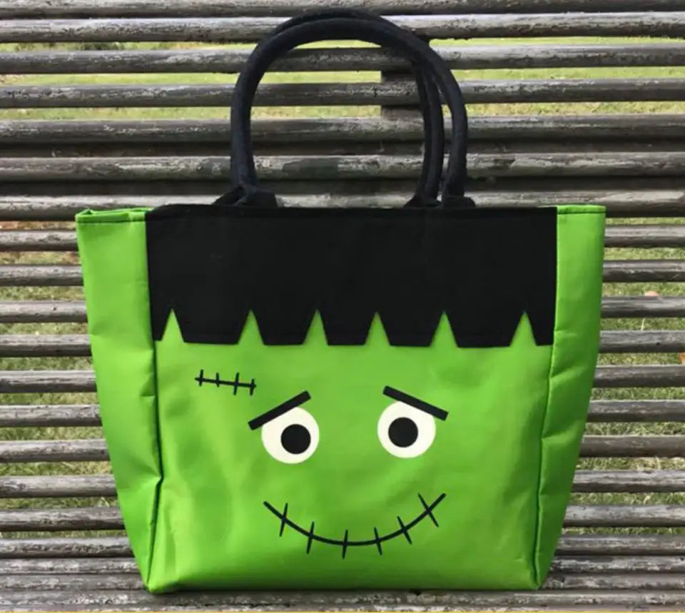 Personalized Frankenstein Trick or Treat Bag - Pumpkin HQ