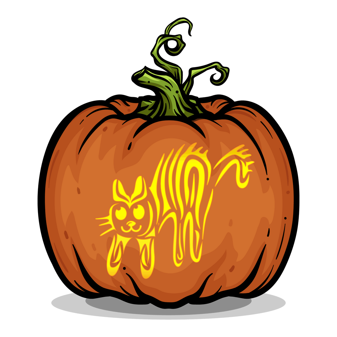 Spooky Stalker Pumpkin Carving Stencil - Pumpkin HQ