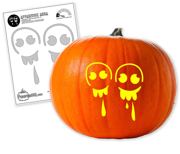 Goofy Ghosts Pumpkin Carving Stencil - Pumpkin HQ