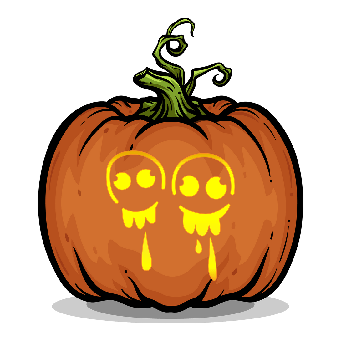 Goofy Ghosts Pumpkin Carving Stencil - Pumpkin HQ