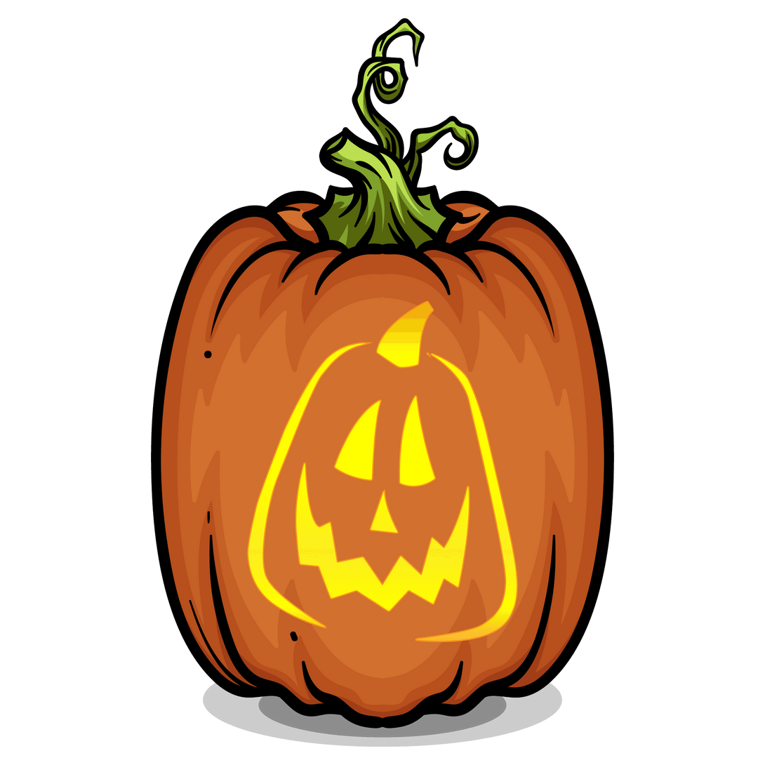 Happy Pumpkin - Pumpkin Carving Stencil - Pumpkin HQ