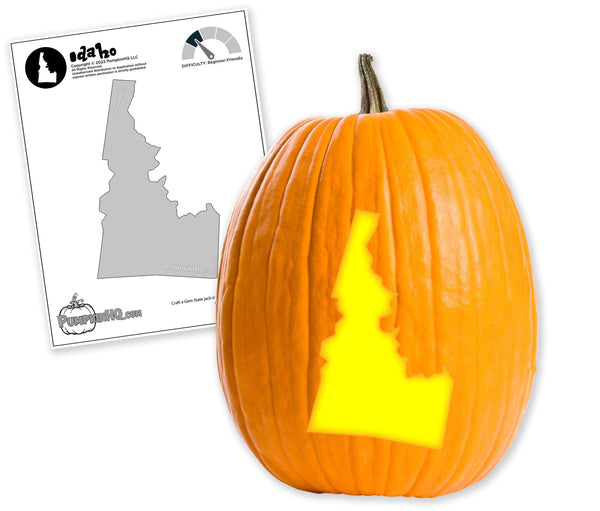 Idaho Pumpkin Carving Stencil - Pumpkin HQ