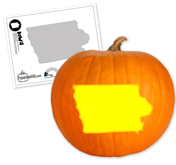 Iowa Pumpkin Carving Stencil - Pumpkin HQ