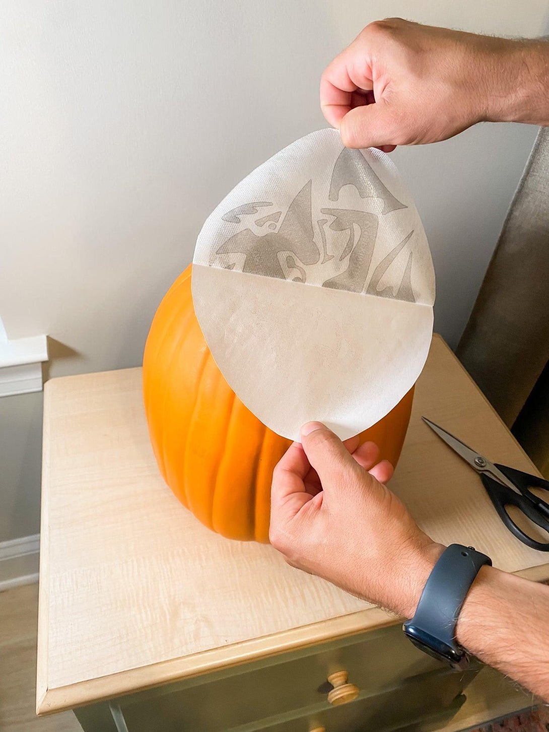 Man Eating Plant Pumpkin Carving Stencil - Pumpkin HQ