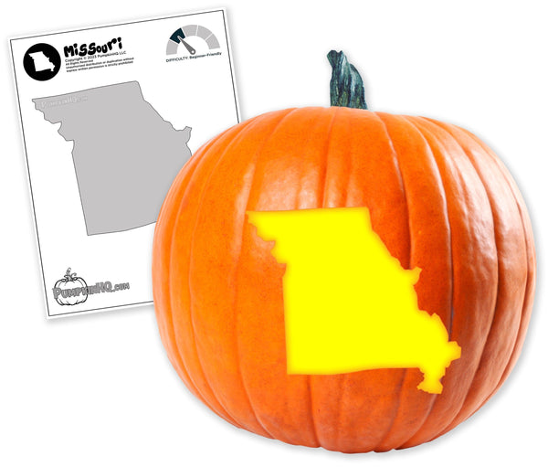 Missouri Pumpkin Carving Stencil - Pumpkin HQ