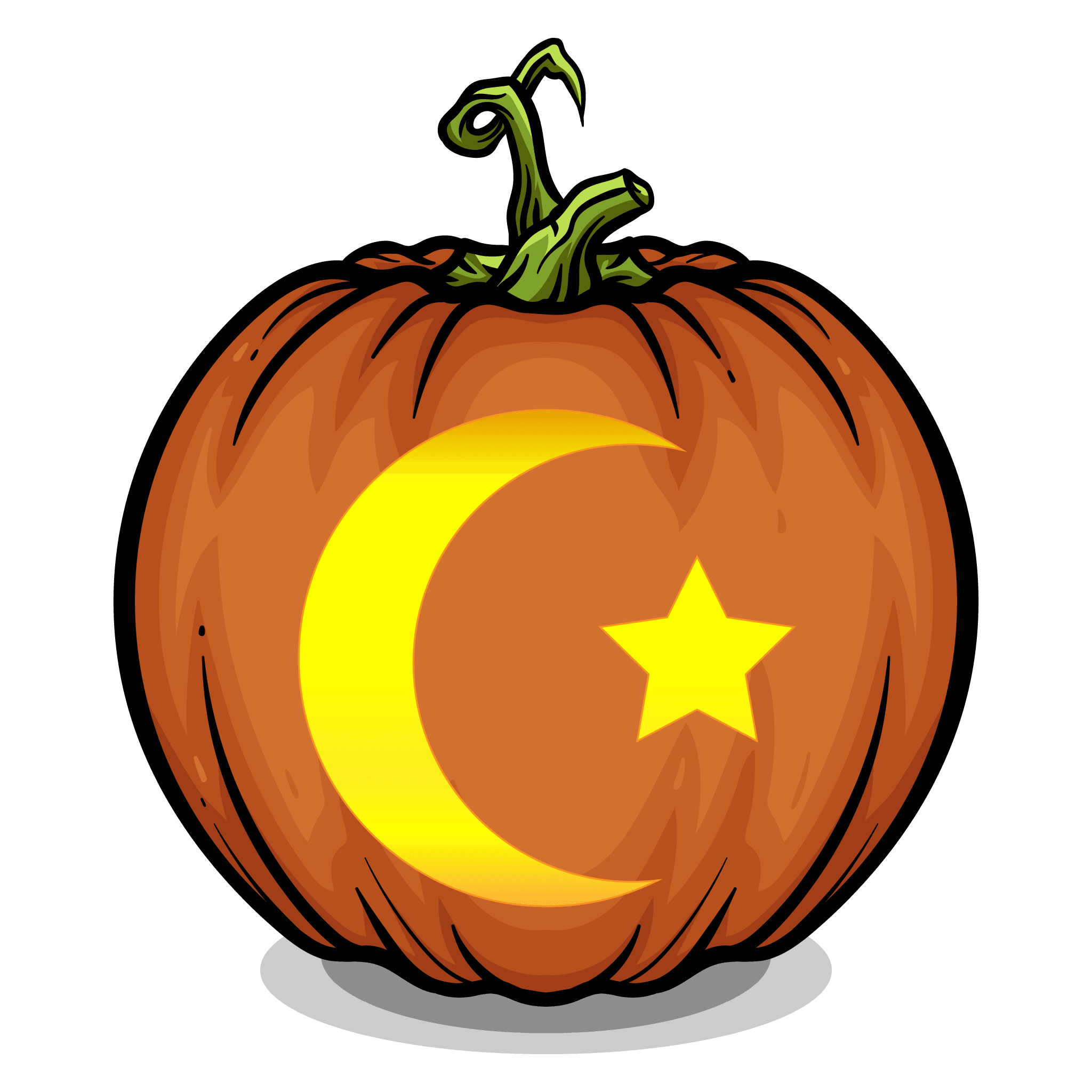 Moon And Stars Pumpkin Stencil moon-and-stars-pumpkin-stencil