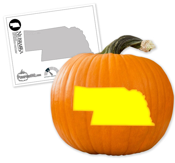 Nebraska Pumpkin Carving Stencil - Pumpkin HQ