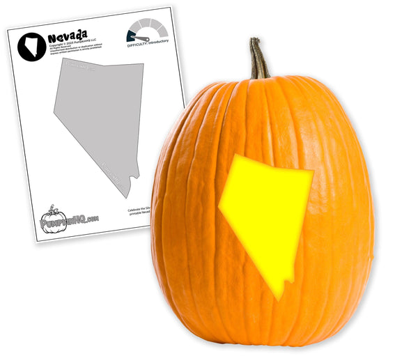 Nevada Pumpkin Carving Stencil - Pumpkin HQ