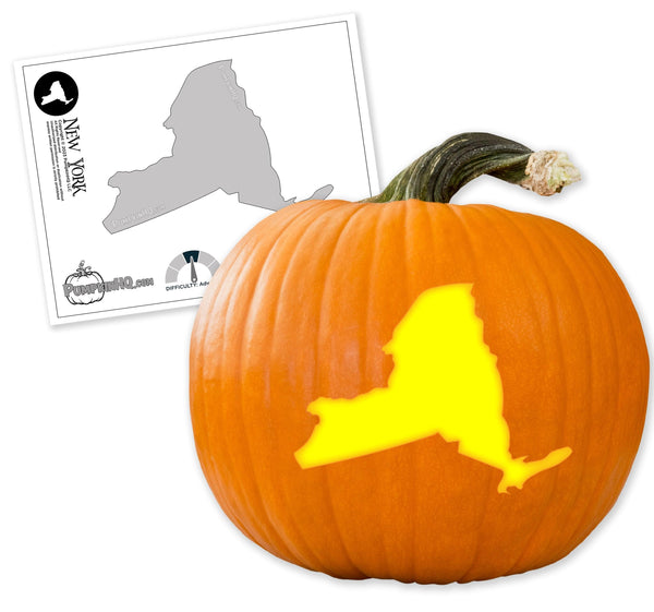 New York Pumpkin Carving Stencil - Pumpkin HQ