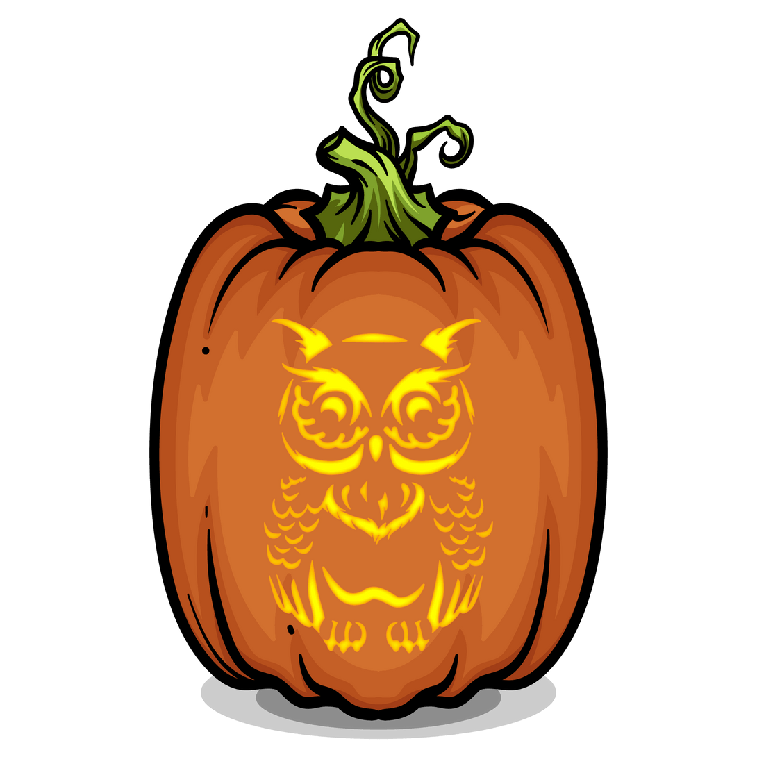 Outstanding Owl Oracle Pumpkin Carving Stencil - Pumpkin HQ