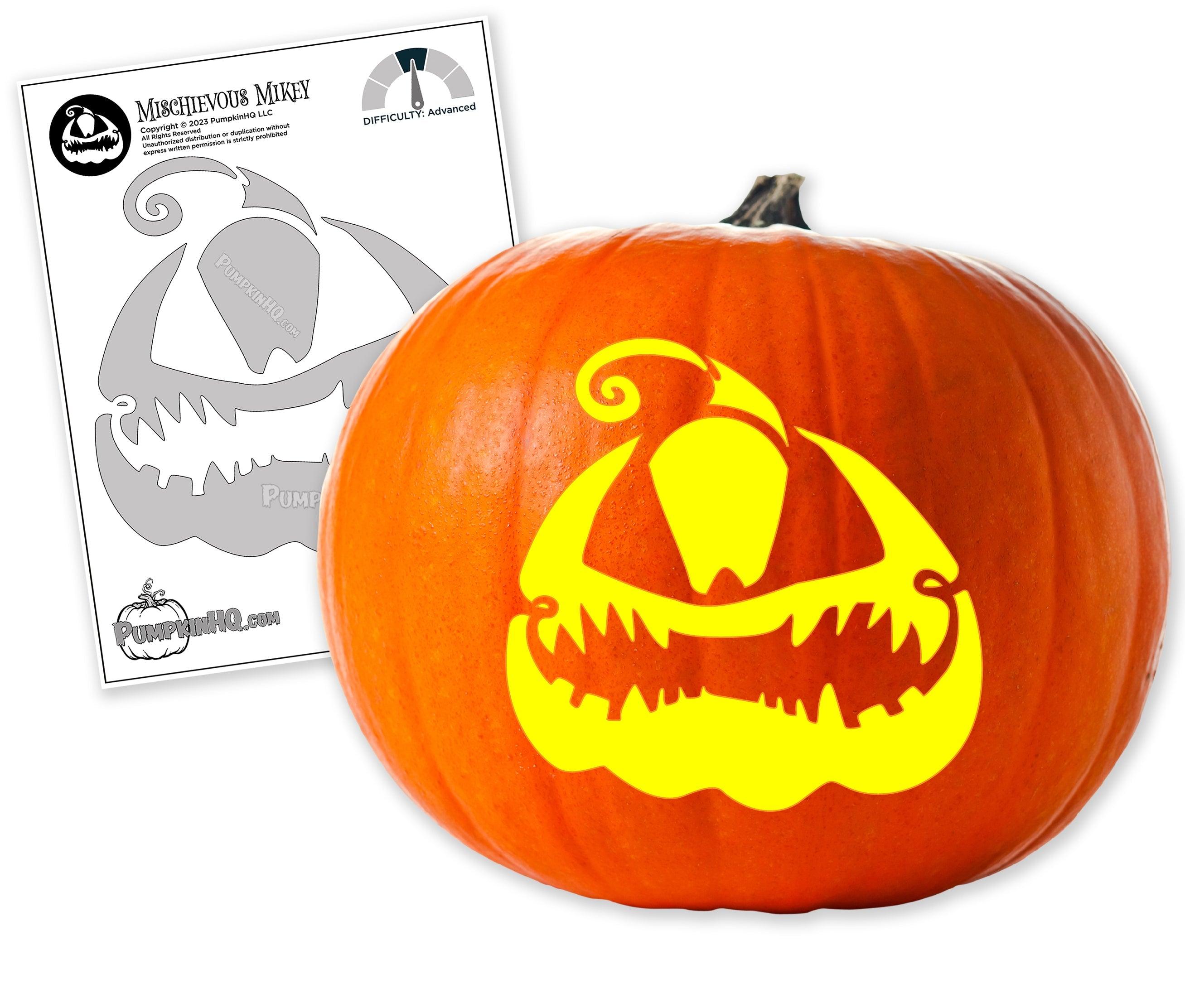 Pumpkin Monster Cyclops Pumpkin Carving Stencil Pumpkin HQ