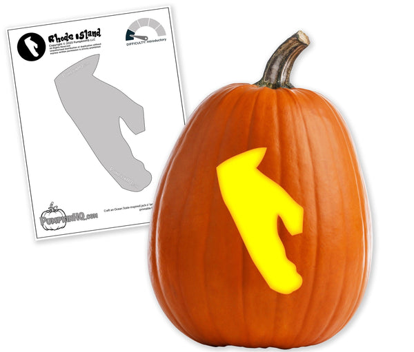 Rhode Island Pumpkin Carving Stencil - Pumpkin HQ