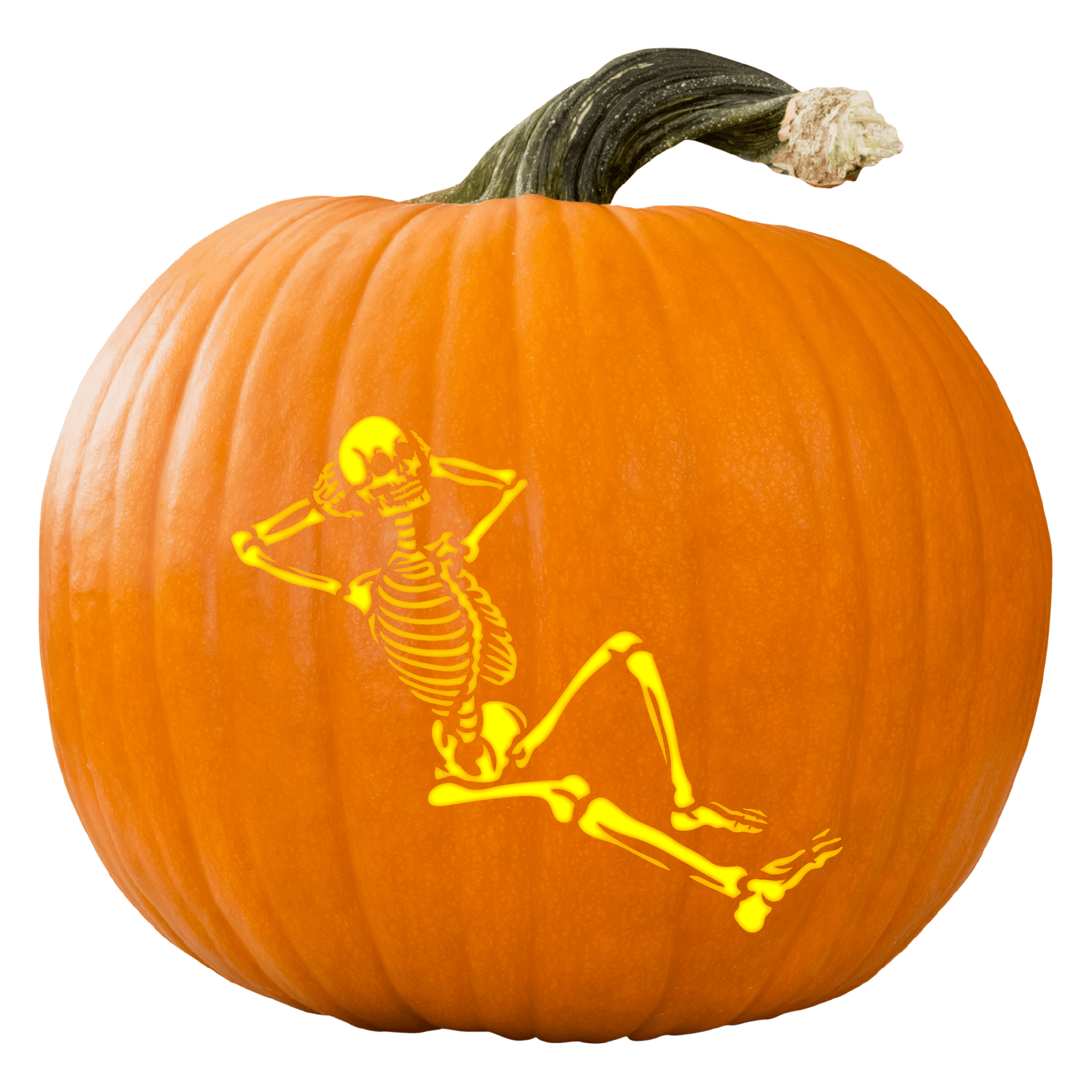 Skeleton Pumpkin Stencil skeleton-pumpkin-stencil