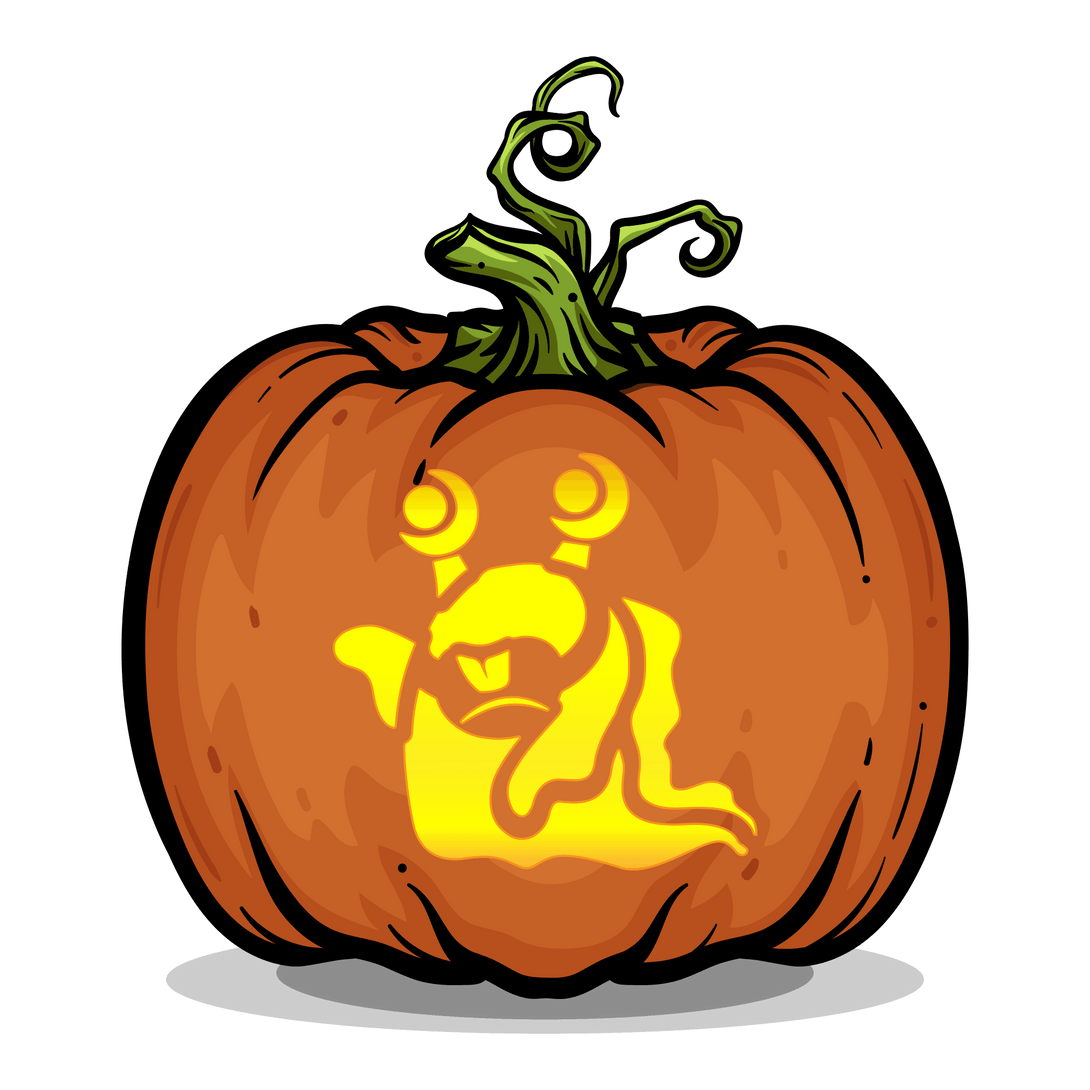 Slug Monster Pumpkin Carving Stencil - Pumpkin HQ