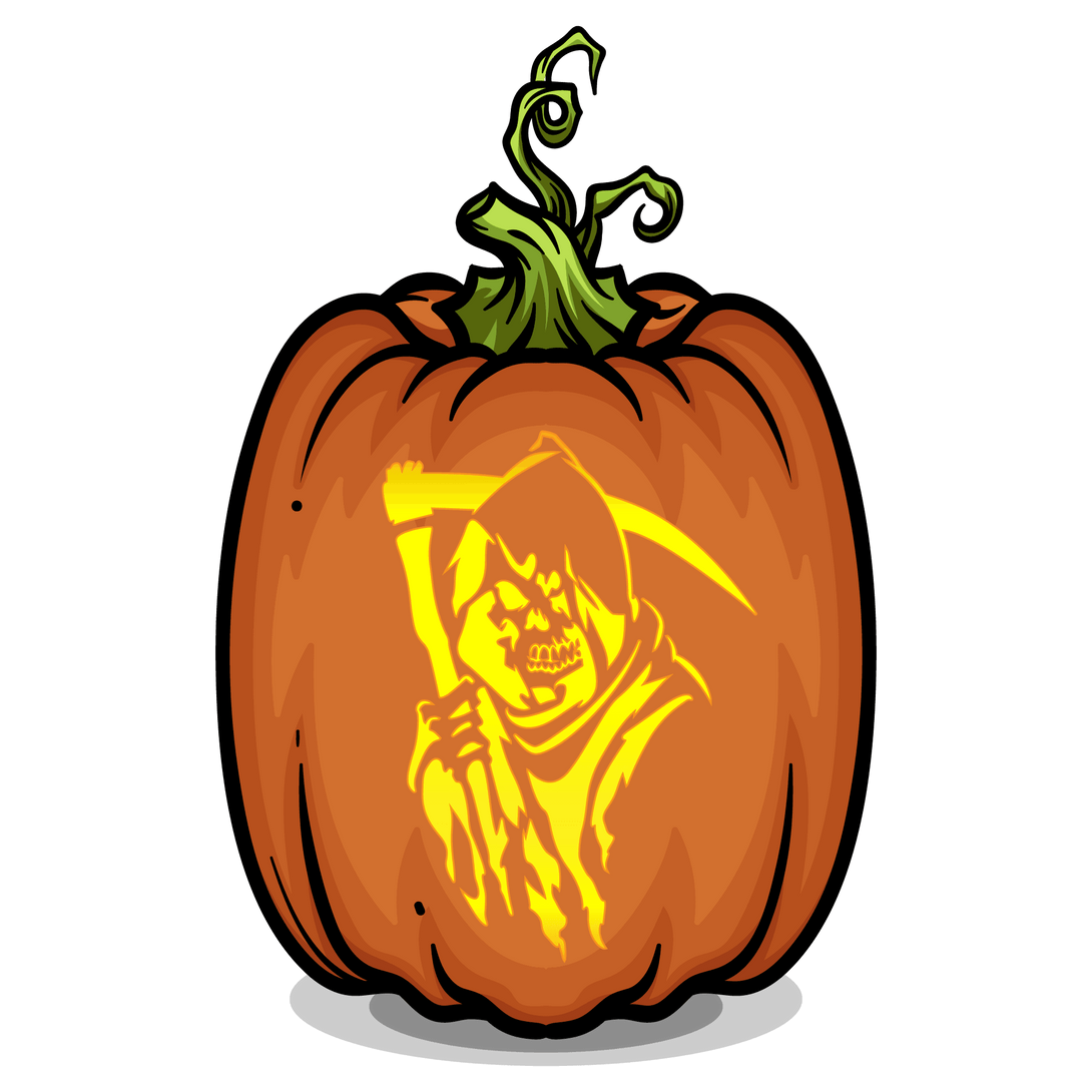Soul Collector Pumpkin Carving Stencil - Pumpkin HQ