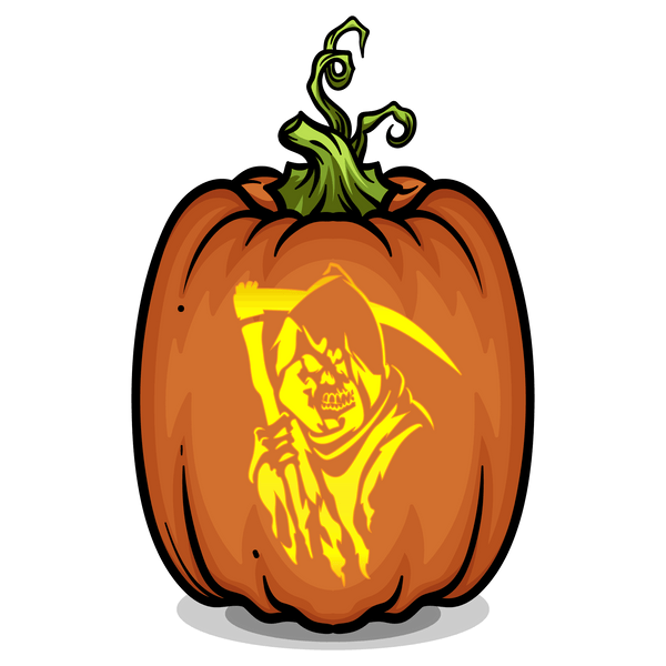 Soul Collector Pumpkin Carving Stencil - Pumpkin HQ