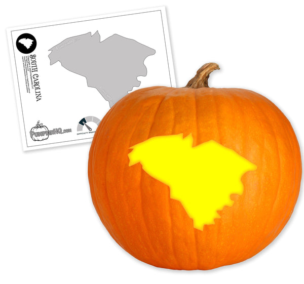 South Carolina Pumpkin Carving Stencil - Pumpkin HQ