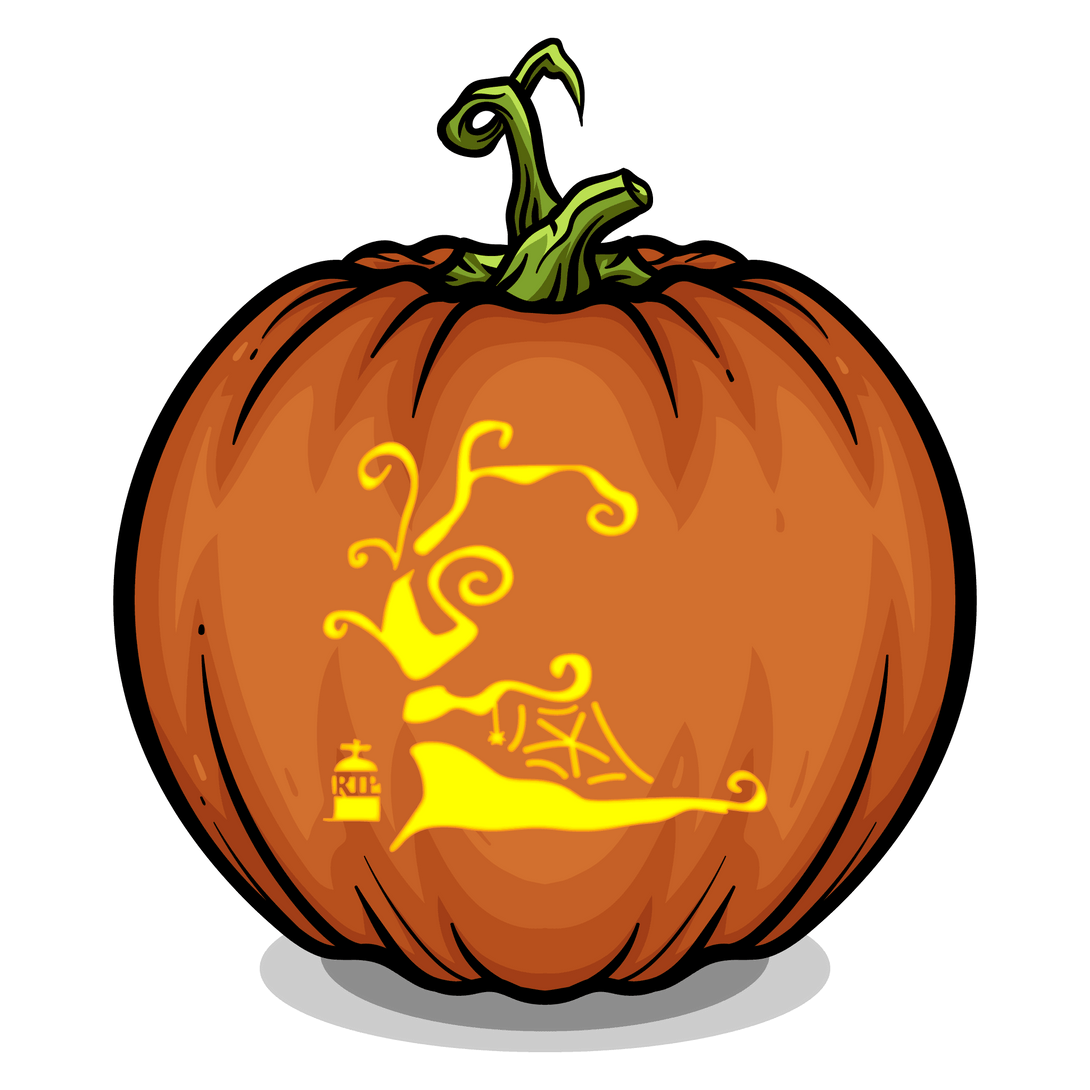 Spooky Cursed Tree Pumpkin Carving Stencil - Pumpkin HQ