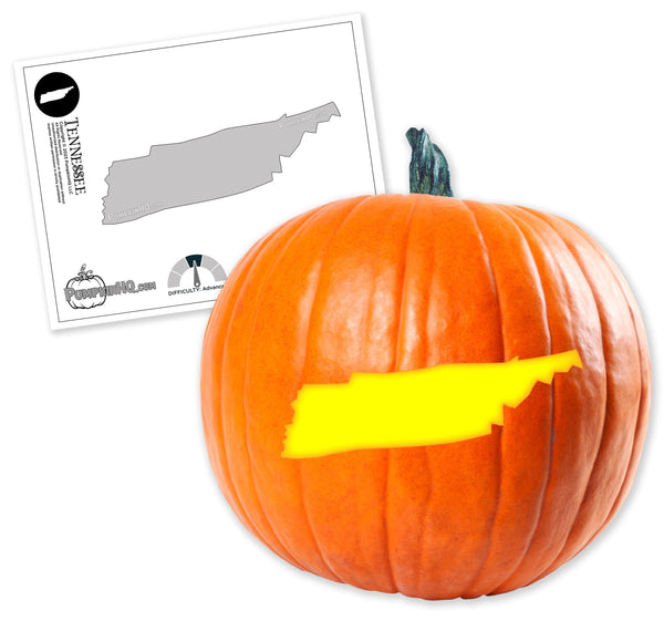 Tennessee Pumpkin Carving Stencil - Pumpkin HQ