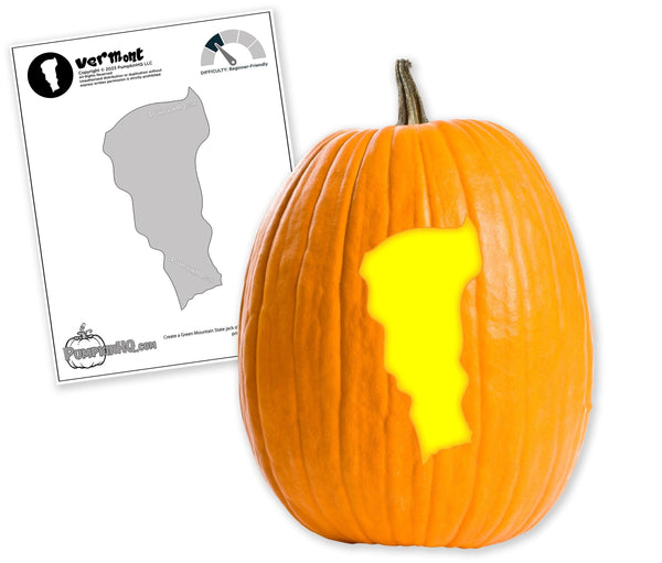 Vermont Pumpkin Carving Stencil - Pumpkin HQ