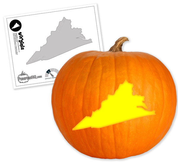 Virginia Pumpkin Carving Stencil - Pumpkin HQ