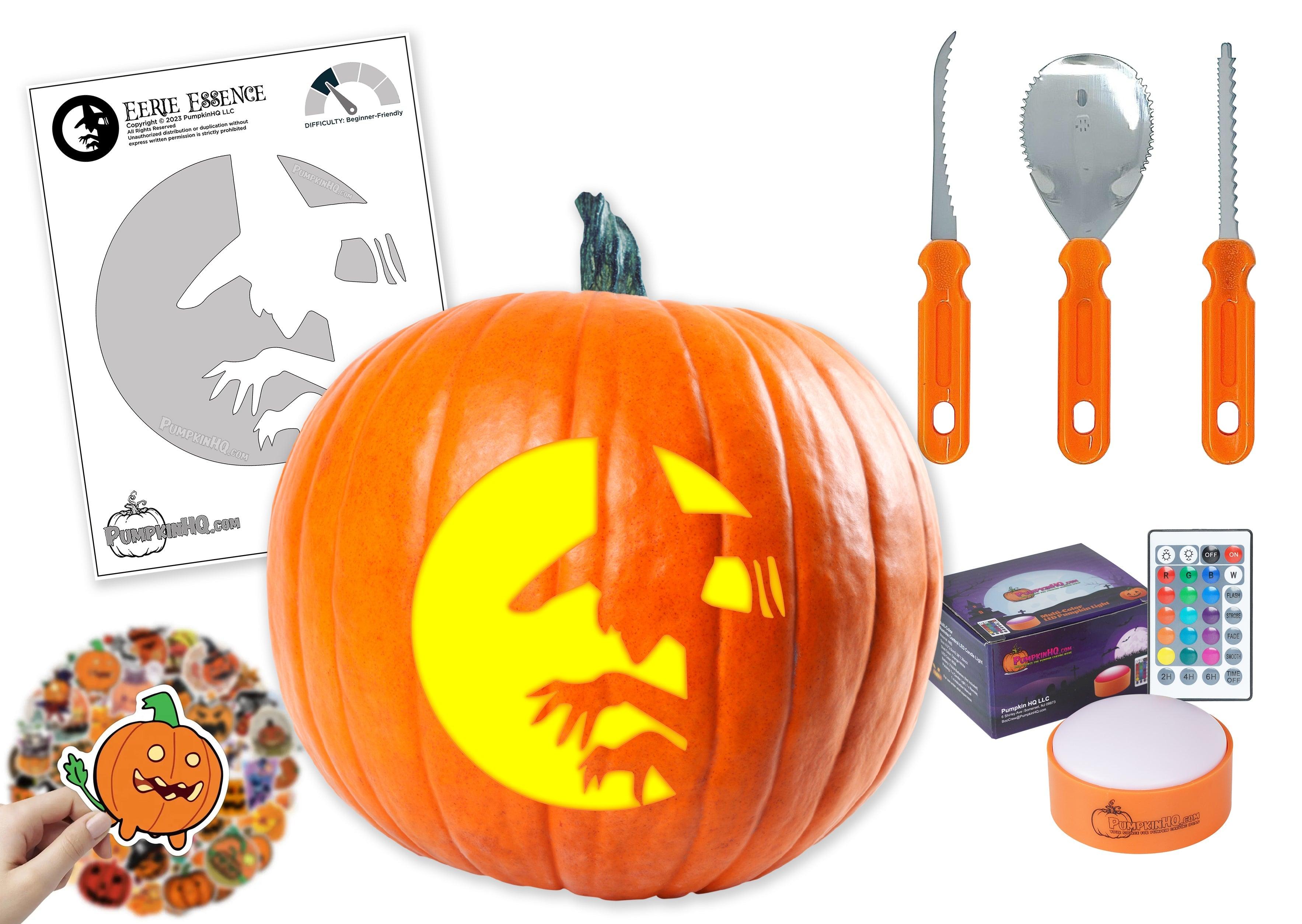 Wicked Witch Pumpkin Carving Stencil - Pumpkin HQ