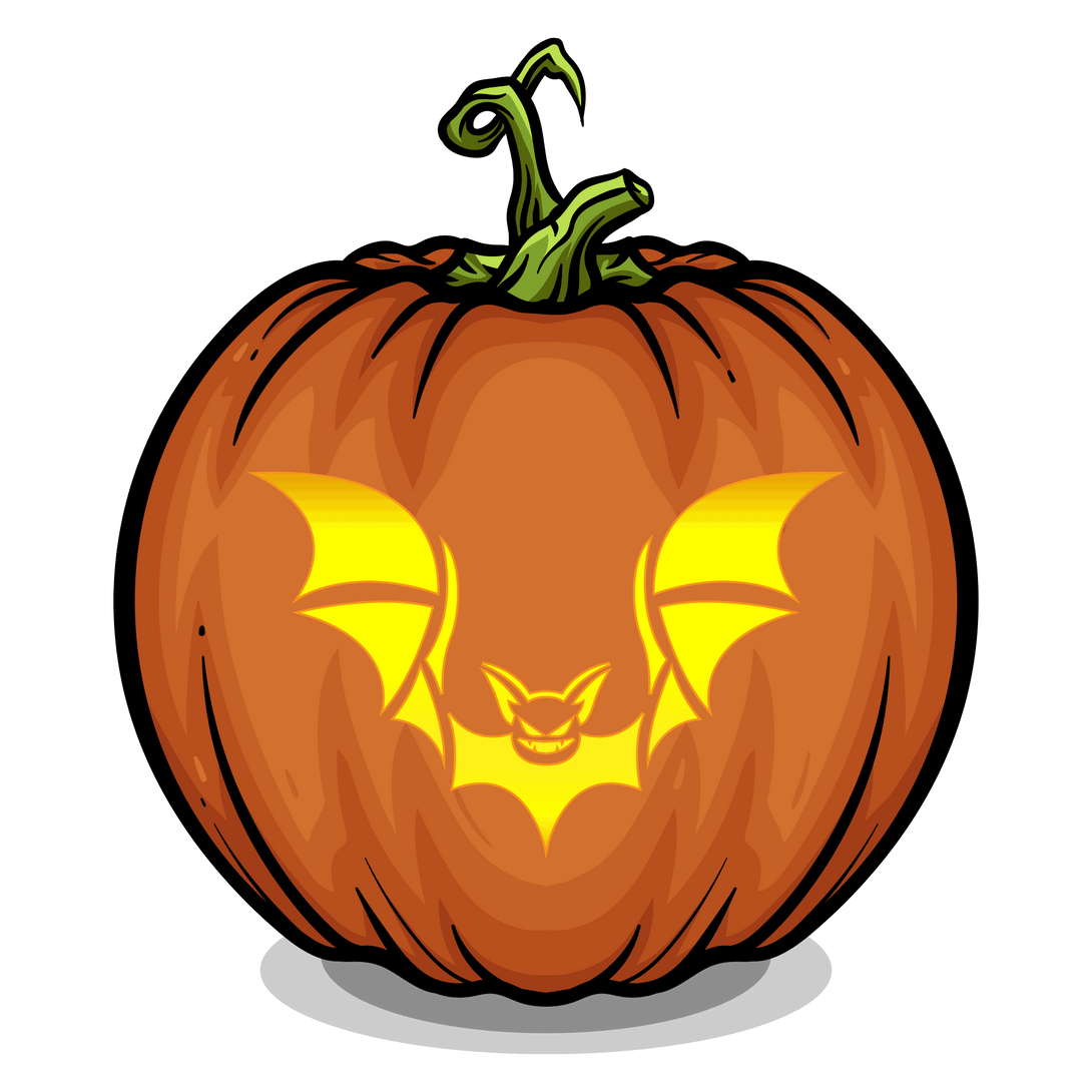 Winged Whispers Pumpkin Carving Stencil - Pumpkin HQ