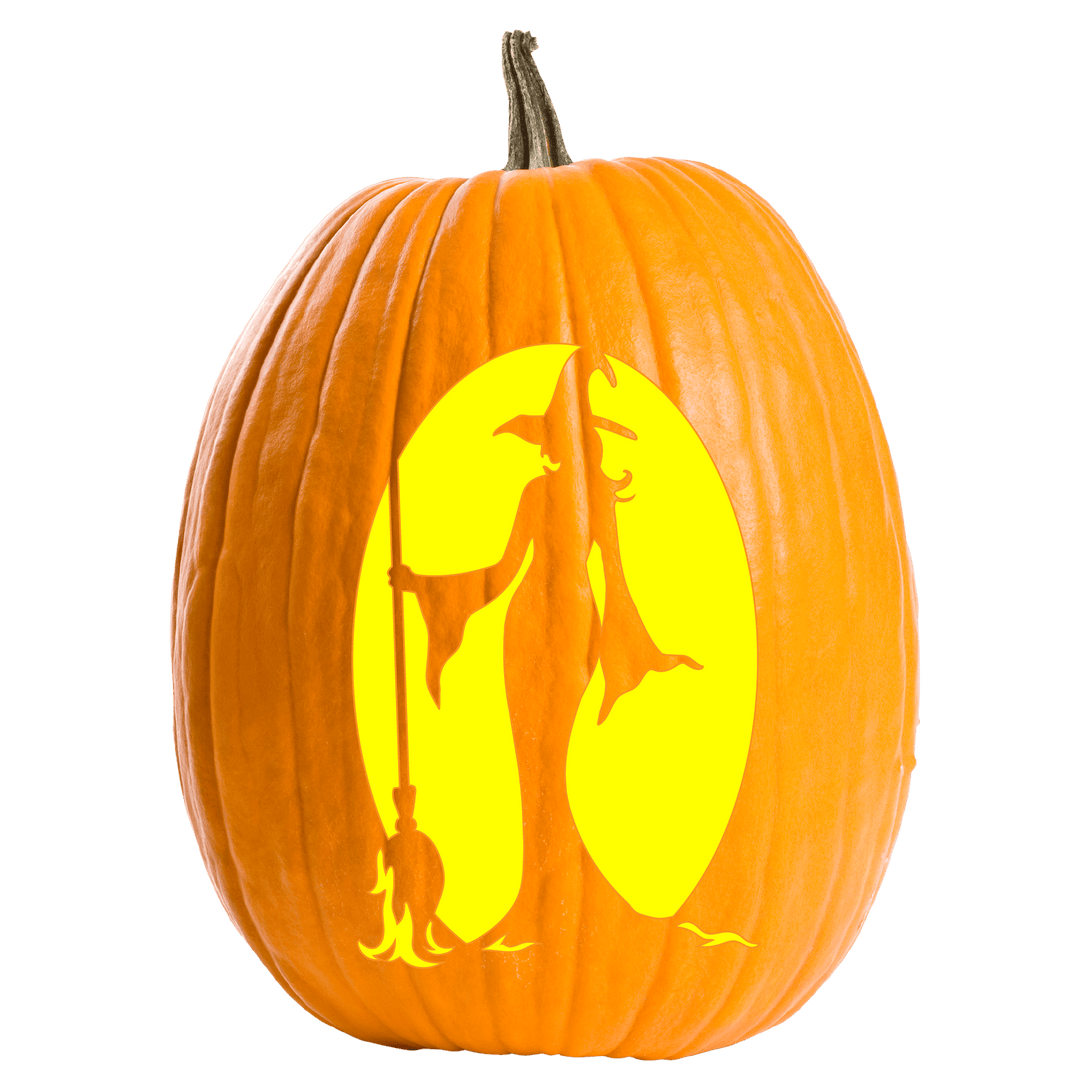 Witches Brew Pumpkin Carving Stencil - Pumpkin HQ